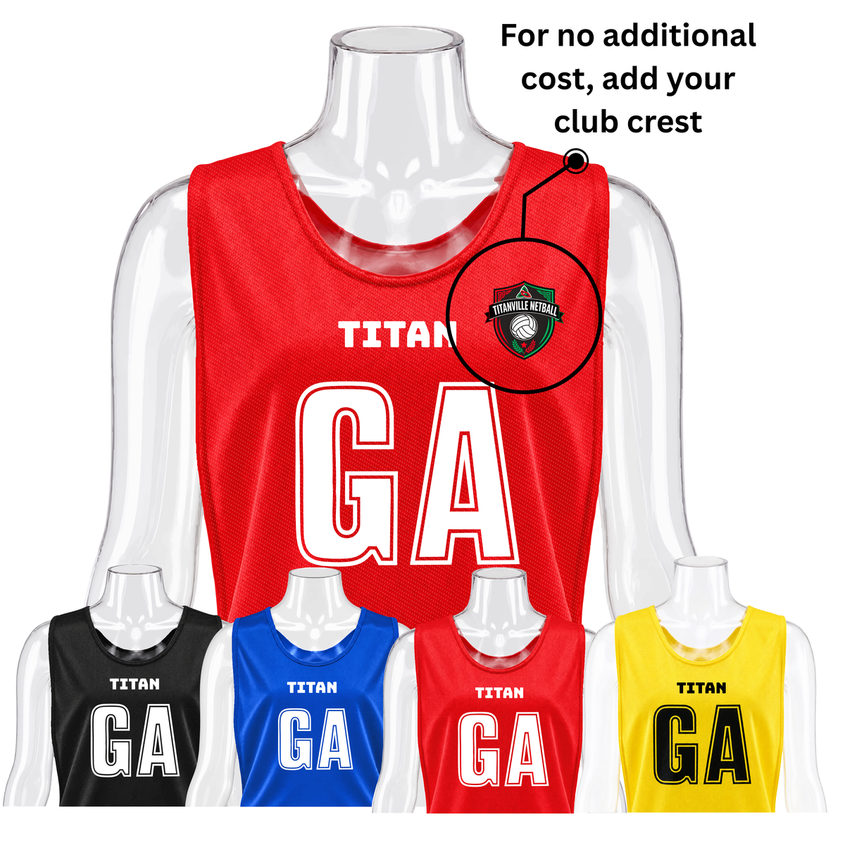 Custom Netball Bibs