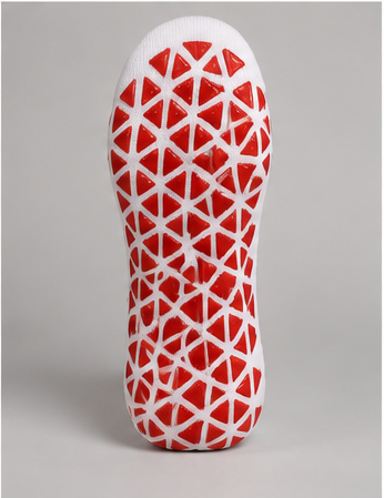 Dowdallshill G.F & A.C Grip Socks (White/Red)