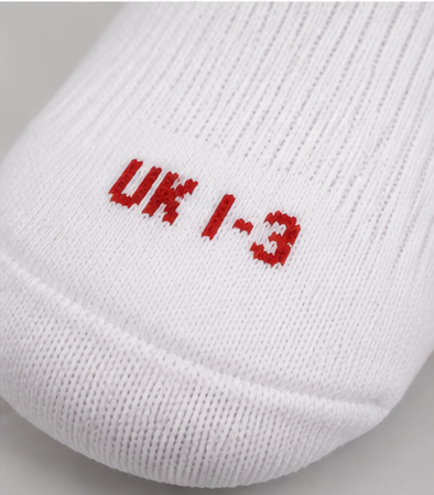 Dowdallshill G.F & A.C Grip Socks (White/Red)